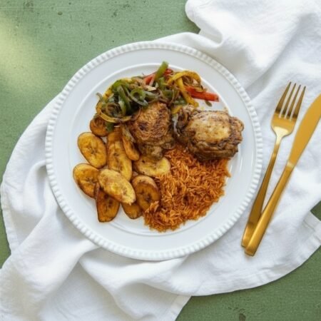 Jollof Rice with Chicken & Plantain Recipe Box - serves 4